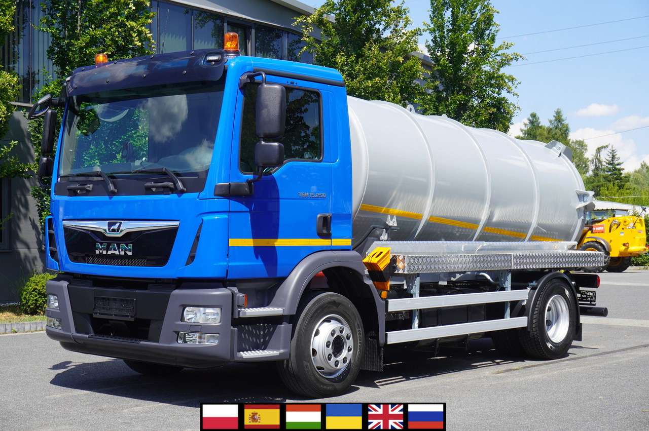 MAN TGM 15.250 / NEW septic tank (07/2025) superstructure 8000 l / 160 tho. km! - Šķidrmēslu muca: foto 1 MAN TGM 15.250 / NEW septic tank (07/2025) superstructure 8000 l / 160 tho. km! - Šķidrmēslu muca: foto 1