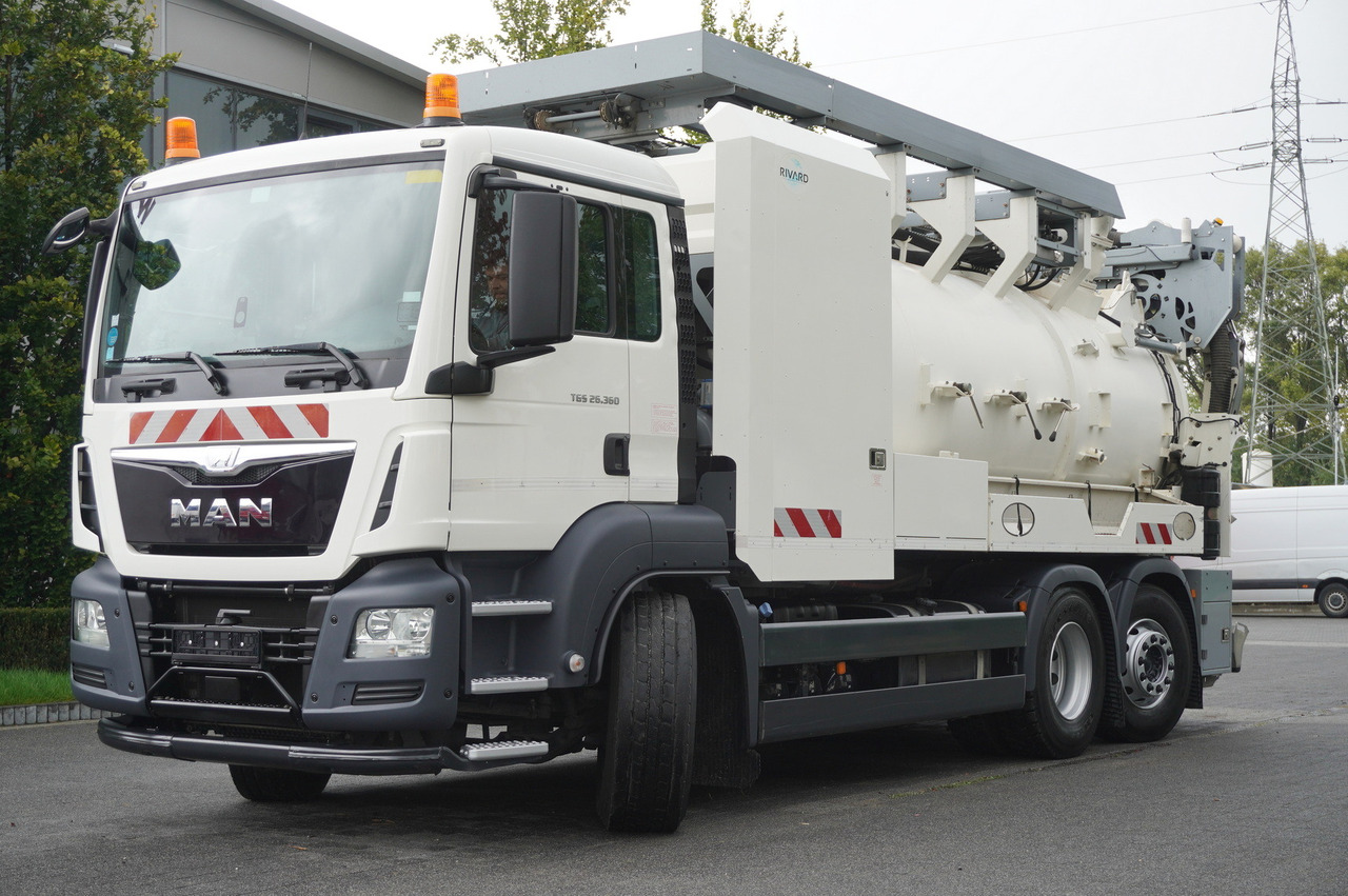 MAN TGS 26.360 E6 / RIVARD sewage cleaner 18 m3 / 90 tho. km / steering axle / 2 units - Asenizācijas mašīna: foto 2 MAN TGS 26.360 E6 / RIVARD sewage cleaner 18 m3 / 90 tho. km / steering axle / 2 units - Asenizācijas mašīna: foto 2