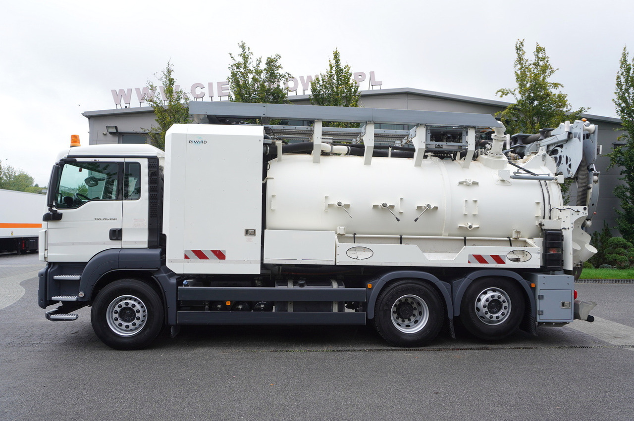 MAN TGS 26.360 E6 / RIVARD sewage cleaner 18 m3 / 90 tho. km / steering axle / 2 units - Asenizācijas mašīna: foto 3 MAN TGS 26.360 E6 / RIVARD sewage cleaner 18 m3 / 90 tho. km / steering axle / 2 units - Asenizācijas mašīna: foto 3