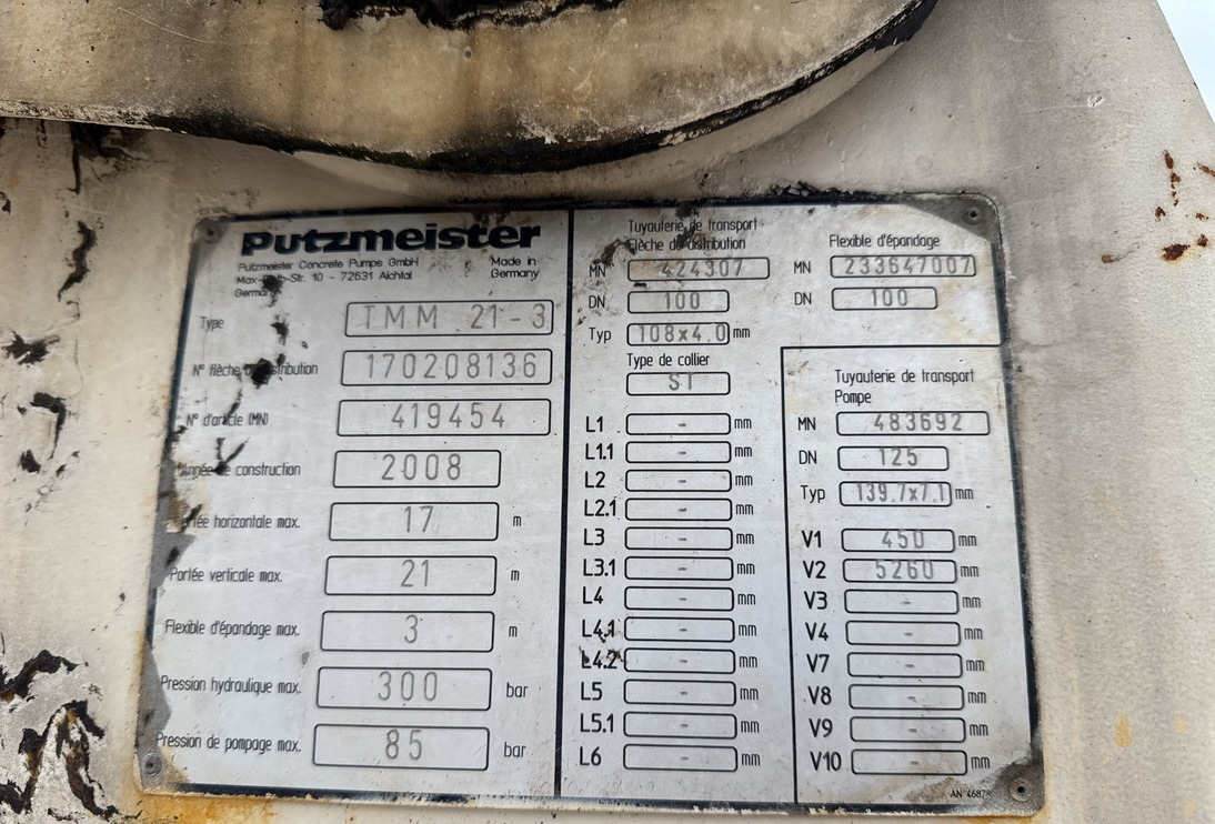 Betona sūknis MAN TGS 32.400 8x4 Concrete Mixer Pump truck / 426 MTH !!! / 18 meters: foto 21 Betona sūknis MAN TGS 32.400 8x4 Concrete Mixer Pump truck / 426 MTH !!! / 18 meters: foto 21