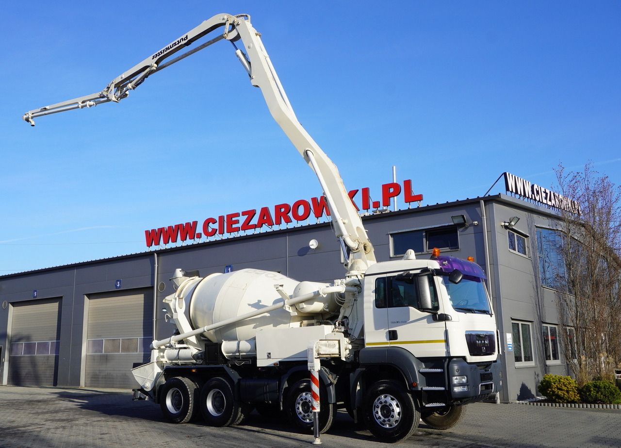 MAN TGS 32.400 8x4 Concrete Mixer Pump truck / 426 MTH !!! / 18 meters - Betona sūknis: foto 1 MAN TGS 32.400 8x4 Concrete Mixer Pump truck / 426 MTH !!! / 18 meters - Betona sūknis: foto 1