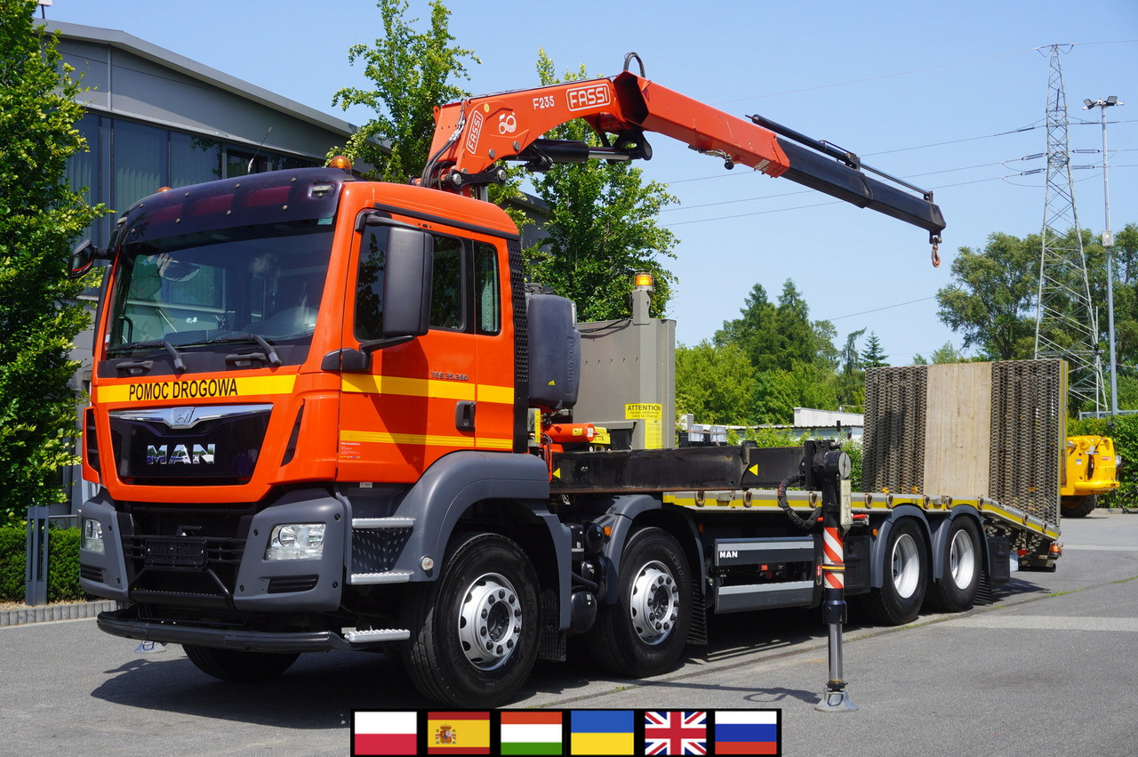 MAN TGS 35.360 E6 8x2 / FASSI F235 crane / 6.5 T cap. / 8.3 m reach - Auto evakuators: foto 1 MAN TGS 35.360 E6 8x2 / FASSI F235 crane / 6.5 T cap. / 8.3 m reach - Auto evakuators: foto 1