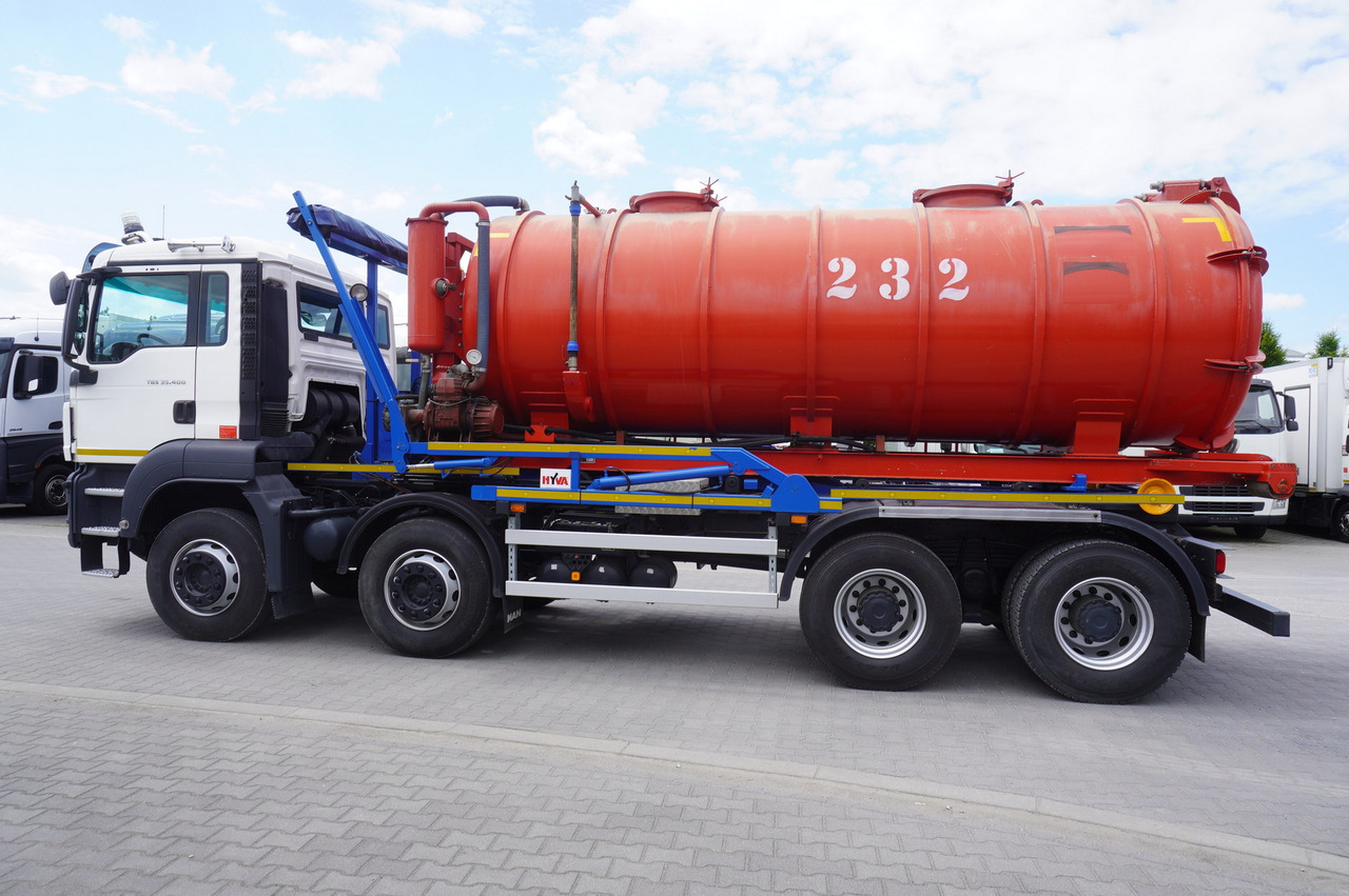 MAN TGS 35.400 8 × 4 E5 / HYVA HOOK LIFT 32.56 SE / Septic barrel 13000 L - Šķidrmēslu muca: foto 4 MAN TGS 35.400 8 × 4 E5 / HYVA HOOK LIFT 32.56 SE / Septic barrel 13000 L - Šķidrmēslu muca: foto 4