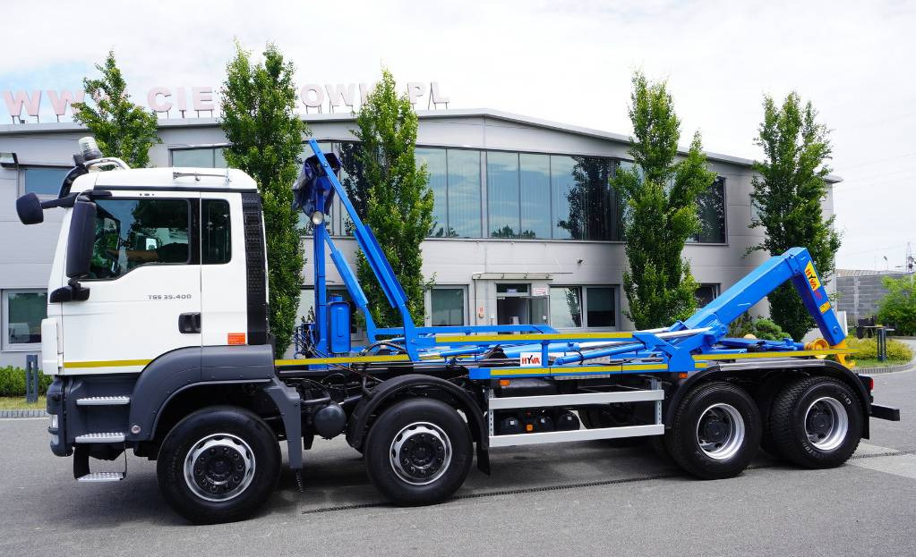 MAN TGS 35.400 8×4 HYVA LIFT 32.56 SE hooklift - Pacēlājs ar āķi: foto 2 MAN TGS 35.400 8×4 HYVA LIFT 32.56 SE hooklift - Pacēlājs ar āķi: foto 2