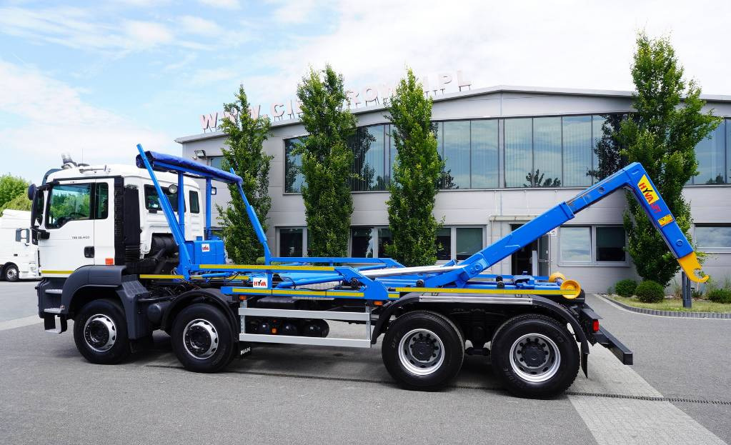 MAN TGS 35.400 8×4 HYVA LIFT 32.56 SE hooklift - Pacēlājs ar āķi: foto 3 MAN TGS 35.400 8×4 HYVA LIFT 32.56 SE hooklift - Pacēlājs ar āķi: foto 3