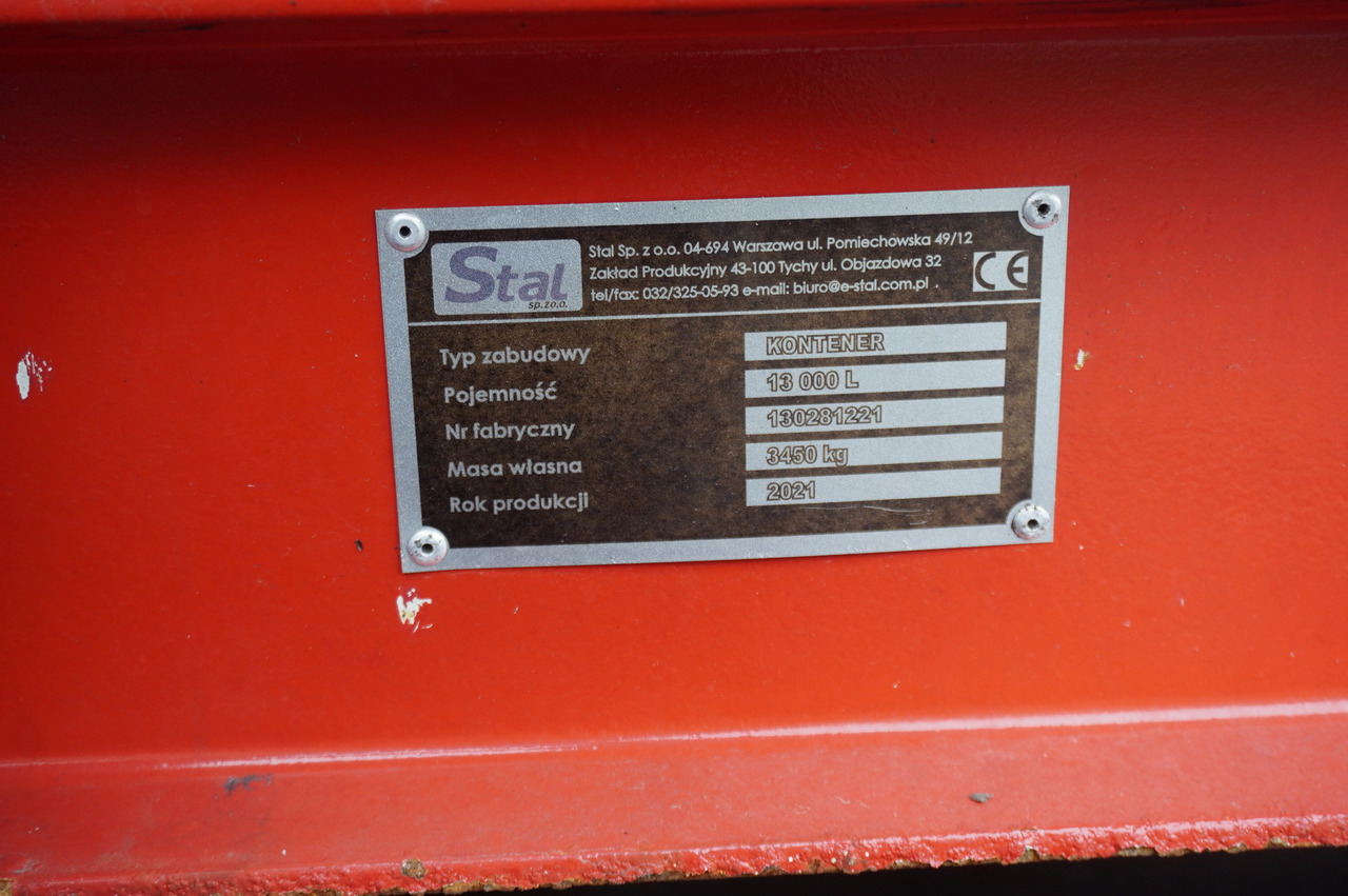 Autocisterna MAN TGS 35.420 8×2 / NEW septic barrel 13000 L / 3 steered axles: foto 9