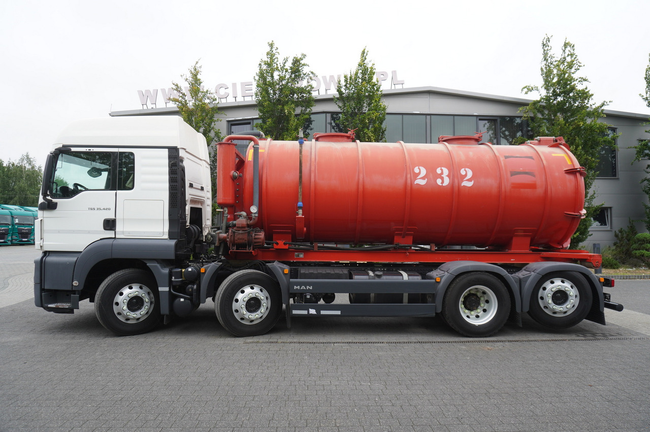 MAN TGS 35.420 8×2 / NEW septic barrel 13000 L / 3 steered axles - Šķidrmēslu muca: foto 2 MAN TGS 35.420 8×2 / NEW septic barrel 13000 L / 3 steered axles - Šķidrmēslu muca: foto 2