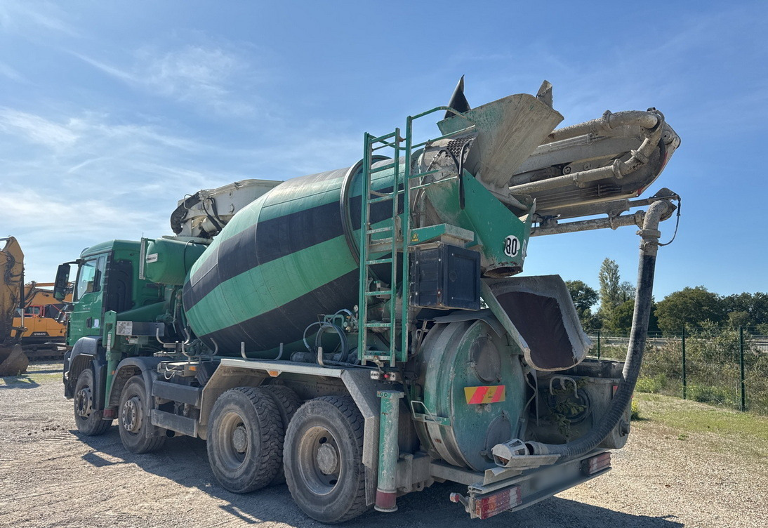 MAN TGS 35.480 8x4 Concrete Mixer Pump truck / Putzmeister M24-3 / 1600 MTH! - Betona sūknis: foto 4 MAN TGS 35.480 8x4 Concrete Mixer Pump truck / Putzmeister M24-3 / 1600 MTH! - Betona sūknis: foto 4