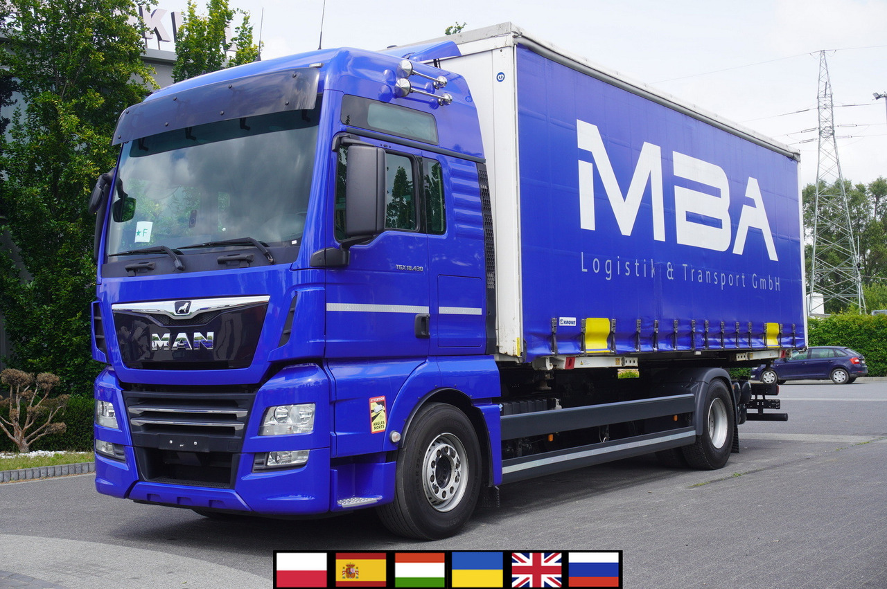 MAN TGX 18.430 / Curtainsider 19 EPAL / Sleeper cab / 2021 / 4 units - Kravas automašīna ar tentu: foto 1 MAN TGX 18.430 / Curtainsider 19 EPAL / Sleeper cab / 2021 / 4 units - Kravas automašīna ar tentu: foto 1