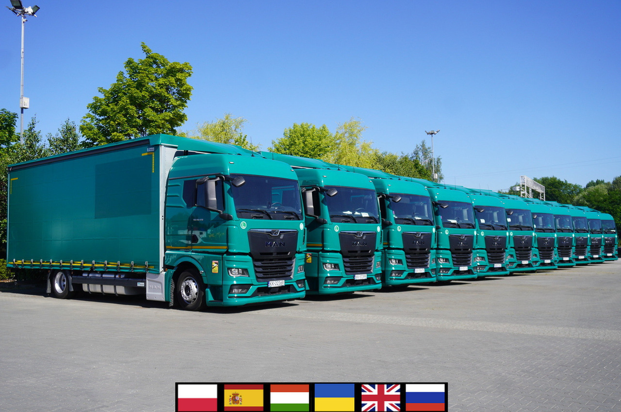 MAN TGX 18.470 / 2022 / Curtainsider 19 EPAL / Retarder / 15 units - Kravas automašīna ar tentu: foto 1 MAN TGX 18.470 / 2022 / Curtainsider 19 EPAL / Retarder / 15 units - Kravas automašīna ar tentu: foto 1