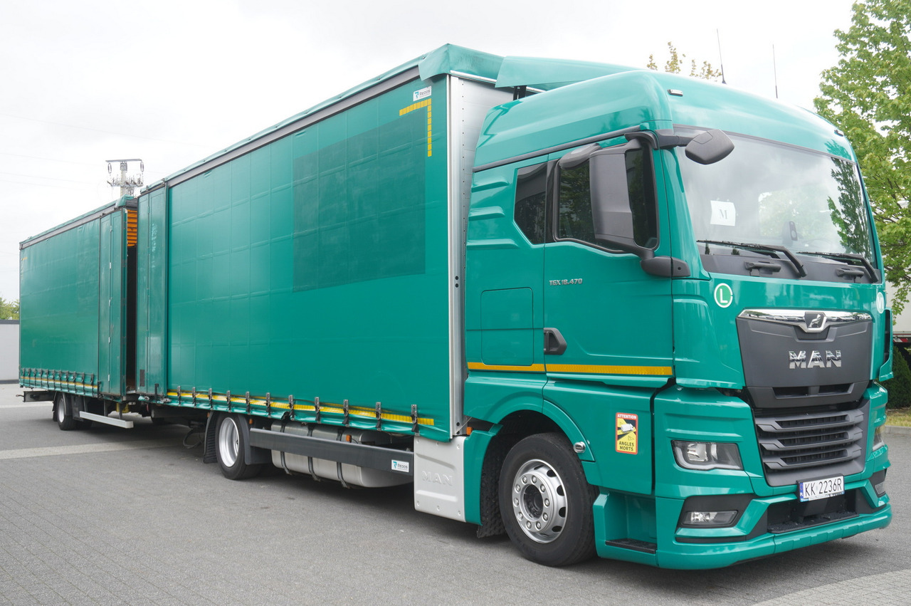 MAN TGX 18.470 / Trailer 19 EPAL / Curtainsider 19 EPAL / 2022 / Retarder / 15 units - Kravas automašīna ar tentu: foto 3 MAN TGX 18.470 / Trailer 19 EPAL / Curtainsider 19 EPAL / 2022 / Retarder / 15 units - Kravas automašīna ar tentu: foto 3