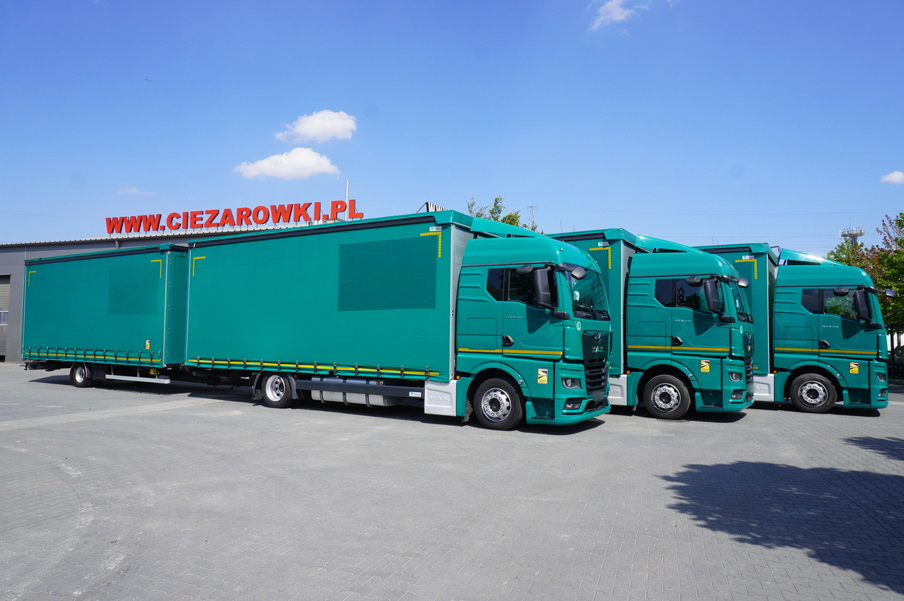MAN TGX 18.470 / Trailer 19 EPAL / Curtainsider 19 EPAL / 2022 / Retarder / 15 units - Kravas automašīna ar tentu: foto 2 MAN TGX 18.470 / Trailer 19 EPAL / Curtainsider 19 EPAL / 2022 / Retarder / 15 units - Kravas automašīna ar tentu: foto 2