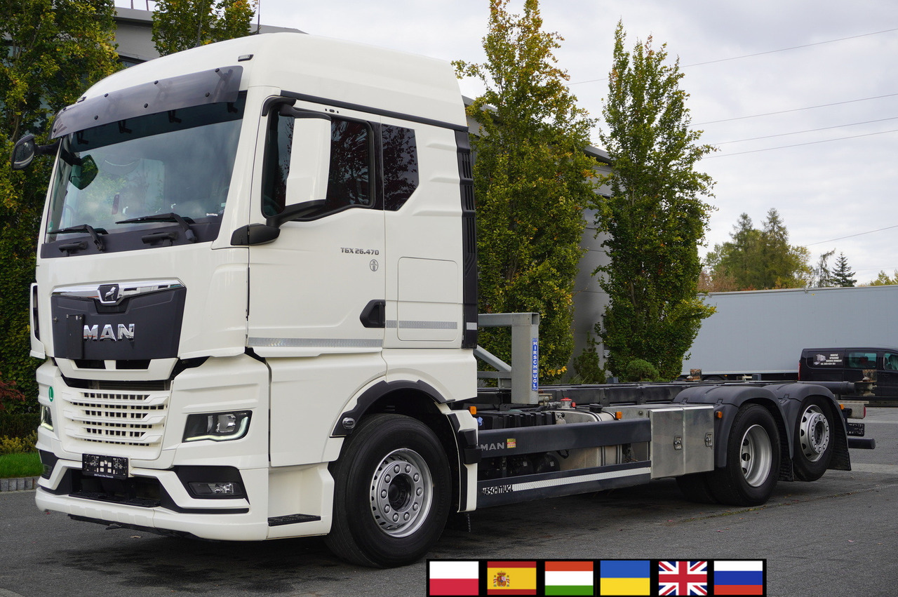 MAN TGX 26.470 6x2 COINTAINERKIPPER HYVA HIRMSCHLING / 200 tho. km! - Kravas automašīna pašizgāzējs: foto 1 MAN TGX 26.470 6x2 COINTAINERKIPPER HYVA HIRMSCHLING / 200 tho. km! - Kravas automašīna pašizgāzējs: foto 1
