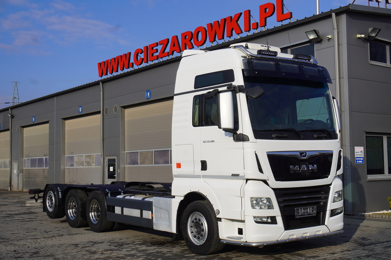 MAN TGX 35.580 E6 8x4/4 - 8.8m chassis frame - Kravas auto ar manipulatoru: foto 1 MAN TGX 35.580 E6 8x4/4 - 8.8m chassis frame - Kravas auto ar manipulatoru: foto 1
