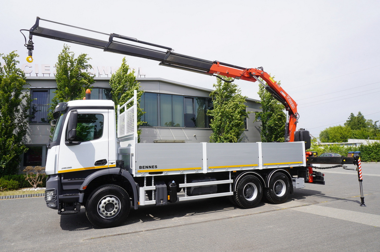 MERCEDES-BENZ AROCS 2636 Flatbed / HDS FASSI F175 7.7 T / 150,000 km - Autoceltnis: foto 4 MERCEDES-BENZ AROCS 2636 Flatbed / HDS FASSI F175 7.7 T / 150,000 km - Autoceltnis: foto 4