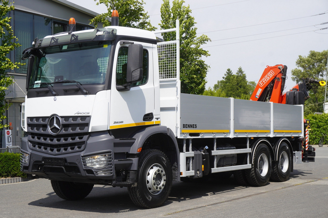 MERCEDES-BENZ AROCS 2636 Flatbed / HDS FASSI F175 7.7 T / 150,000 km - Autoceltnis: foto 3 MERCEDES-BENZ AROCS 2636 Flatbed / HDS FASSI F175 7.7 T / 150,000 km - Autoceltnis: foto 3