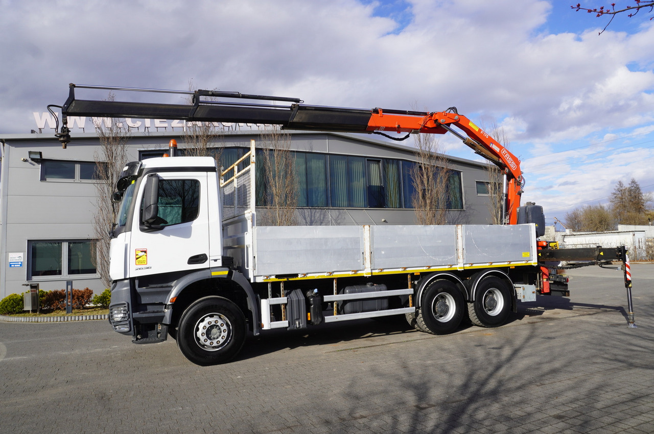 MERCEDES-BENZ AROCS 2636 Flatbed / HDS FASSI F175 7.7 T / 150,000 km - Autoceltnis: foto 4 MERCEDES-BENZ AROCS 2636 Flatbed / HDS FASSI F175 7.7 T / 150,000 km - Autoceltnis: foto 4