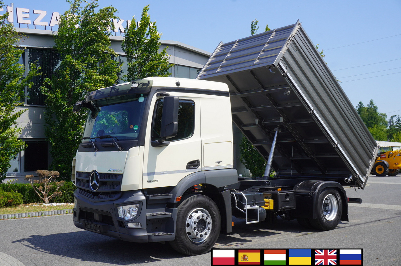 MERCEDES-BENZ Actros 1840 / New 3-side tipper 10 EPAL / Diff. lock / Load cap 10 t - Kravas automašīna pašizgāzējs: foto 1 MERCEDES-BENZ Actros 1840 / New 3-side tipper 10 EPAL / Diff. lock / Load cap 10 t - Kravas automašīna pašizgāzējs: foto 1