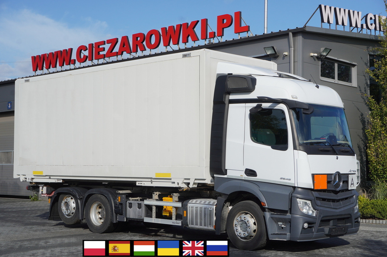 MERCEDES-BENZ Actros 2545 MP5 / KRONE 18 EPAL box body / ADR AT - Kravas automašīna ar slēgto virsbūvi: foto 1 MERCEDES-BENZ Actros 2545 MP5 / KRONE 18 EPAL box body / ADR AT - Kravas automašīna ar slēgto virsbūvi: foto 1