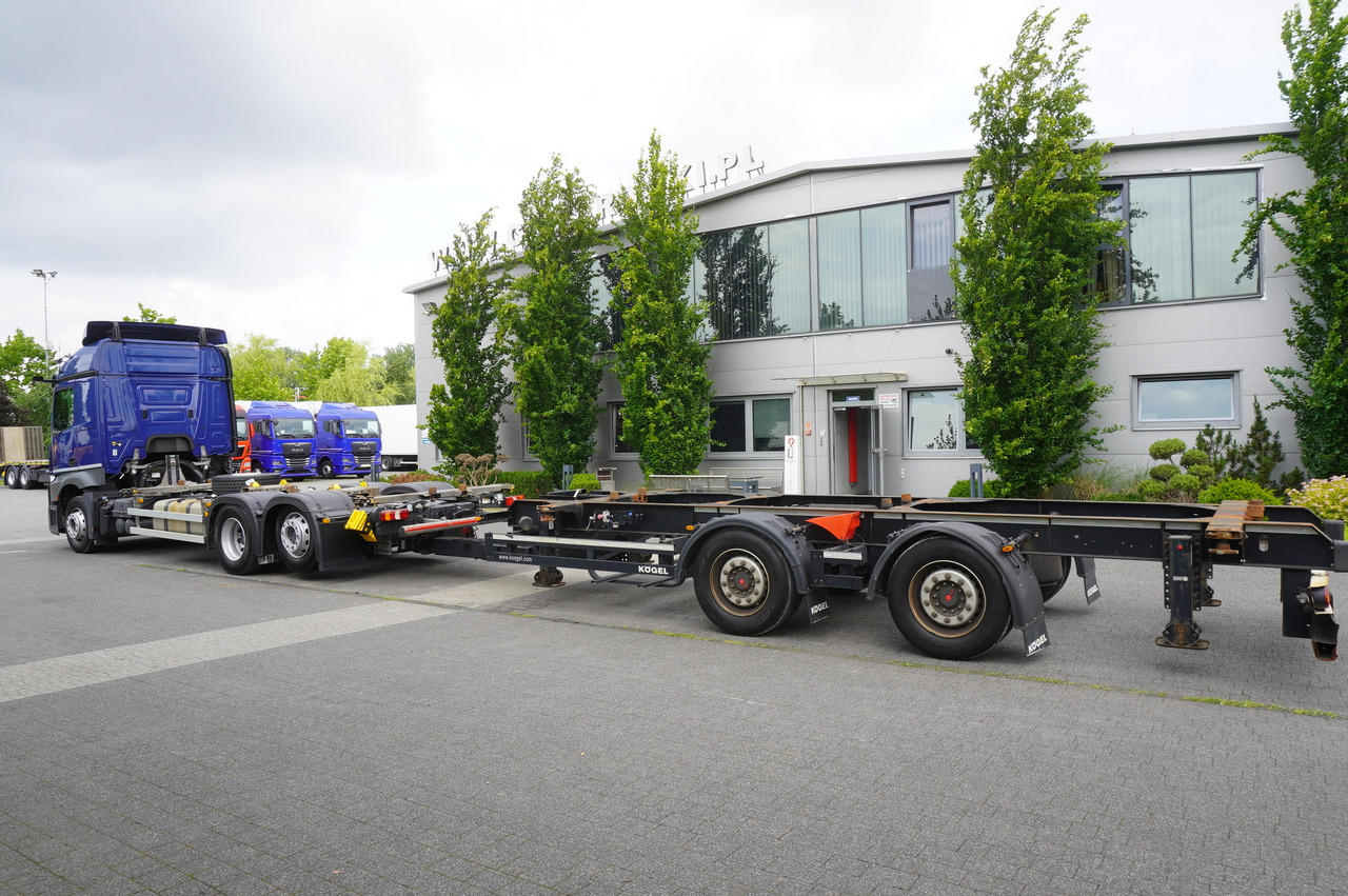 MERCEDES-BENZ Actros 2546 MP5 / BDF / 16.2 T load capacity / trailer BDF Kogel - Konteineru vedējs/ Kravas automašīna ar noņemamā virsbūve: foto 3 MERCEDES-BENZ Actros 2546 MP5 / BDF / 16.2 T load capacity / trailer BDF Kogel - Konteineru vedējs/ Kravas automašīna ar noņemamā virsbūve: foto 3