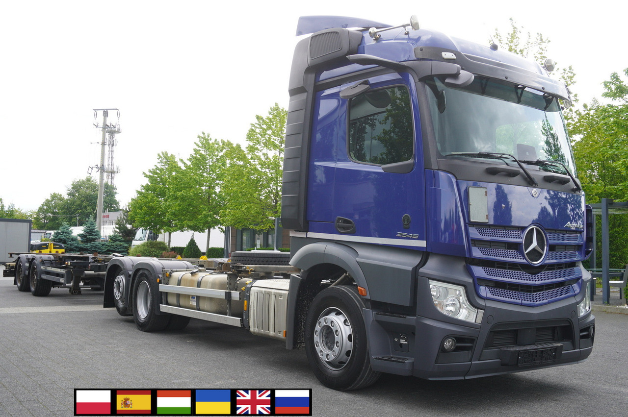 MERCEDES-BENZ Actros 2546 MP5 / BDF / 16.2 T load capacity / trailer BDF Kogel - Konteineru vedējs/ Kravas automašīna ar noņemamā virsbūve: foto 1 MERCEDES-BENZ Actros 2546 MP5 / BDF / 16.2 T load capacity / trailer BDF Kogel - Konteineru vedējs/ Kravas automašīna ar noņemamā virsbūve: foto 1