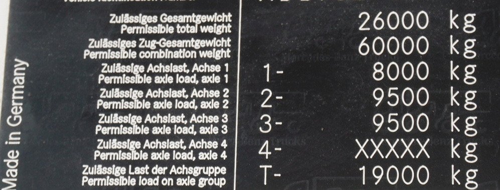 Bortu kravas automašīna/ Platforma, Kravas auto ar manipulatoru MERCEDES-BENZ Actros 2641 6×4 E5 / Crane / Dumper / 110000 km!: foto 7