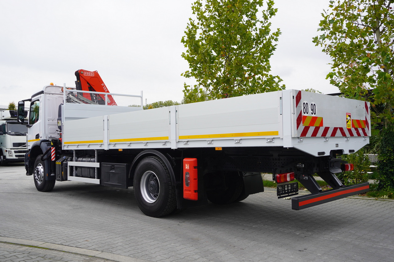 MERCEDES-BENZ Arocs 1830 / Flatbed 16 EPAL / HDS Fassi 155 / Reach 8 m / Load capacity 6160 kg - Kravas auto ar manipulatoru: foto 4 MERCEDES-BENZ Arocs 1830 / Flatbed 16 EPAL / HDS Fassi 155 / Reach 8 m / Load capacity 6160 kg - Kravas auto ar manipulatoru: foto 4