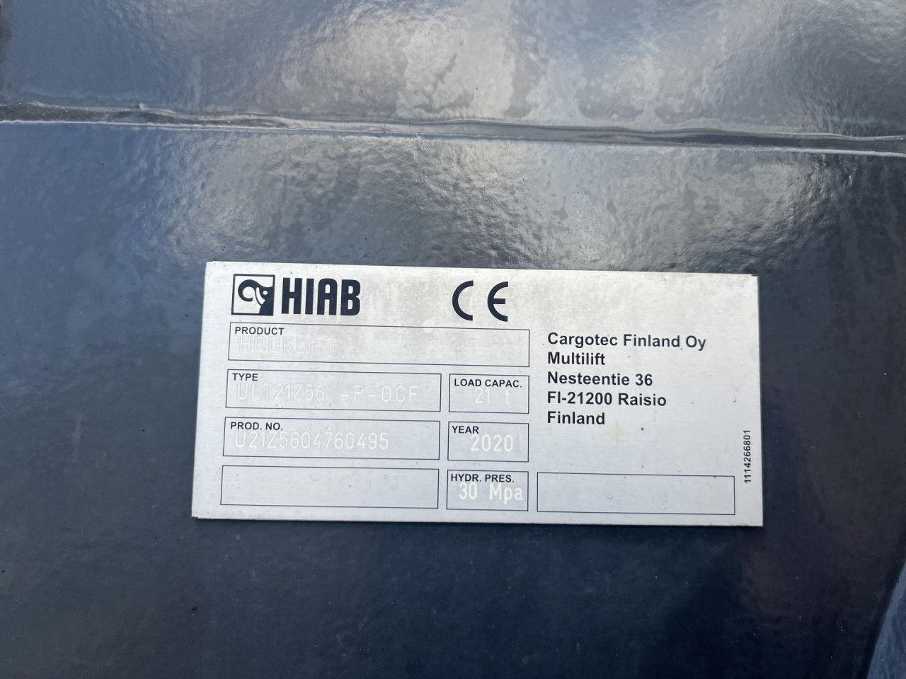 Pacēlājs ar āķi MERCEDES-BENZ Arocs 2543 6x2*4 / 21t Hooklift HIAB ULT21Z56 / 2022: foto 6 Pacēlājs ar āķi MERCEDES-BENZ Arocs 2543 6x2*4 / 21t Hooklift HIAB ULT21Z56 / 2022: foto 6