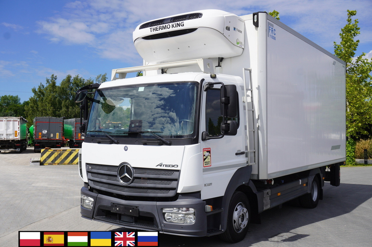 MERCEDES-BENZ Atego 1021 / Lamberet meat hook refrigerator / Carcass elevator 1000 kg / Thermoking T800 R - Kravas automašīna refrižerators, Kravas auto ar manipulatoru: foto 1 MERCEDES-BENZ Atego 1021 / Lamberet meat hook refrigerator / Carcass elevator 1000 kg / Thermoking T800 R - Kravas automašīna refrižerators, Kravas auto ar manipulatoru: foto 1