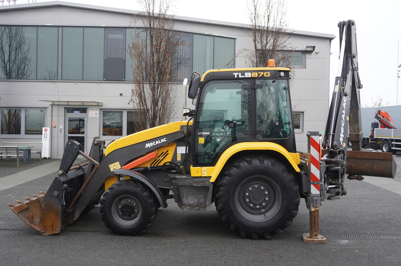 Mecalac TLB870 backhoe loader / 1990 MTH! / joysticks - Ekskavators-iekrāvējs: foto 3 Mecalac TLB870 backhoe loader / 1990 MTH! / joysticks - Ekskavators-iekrāvējs: foto 3