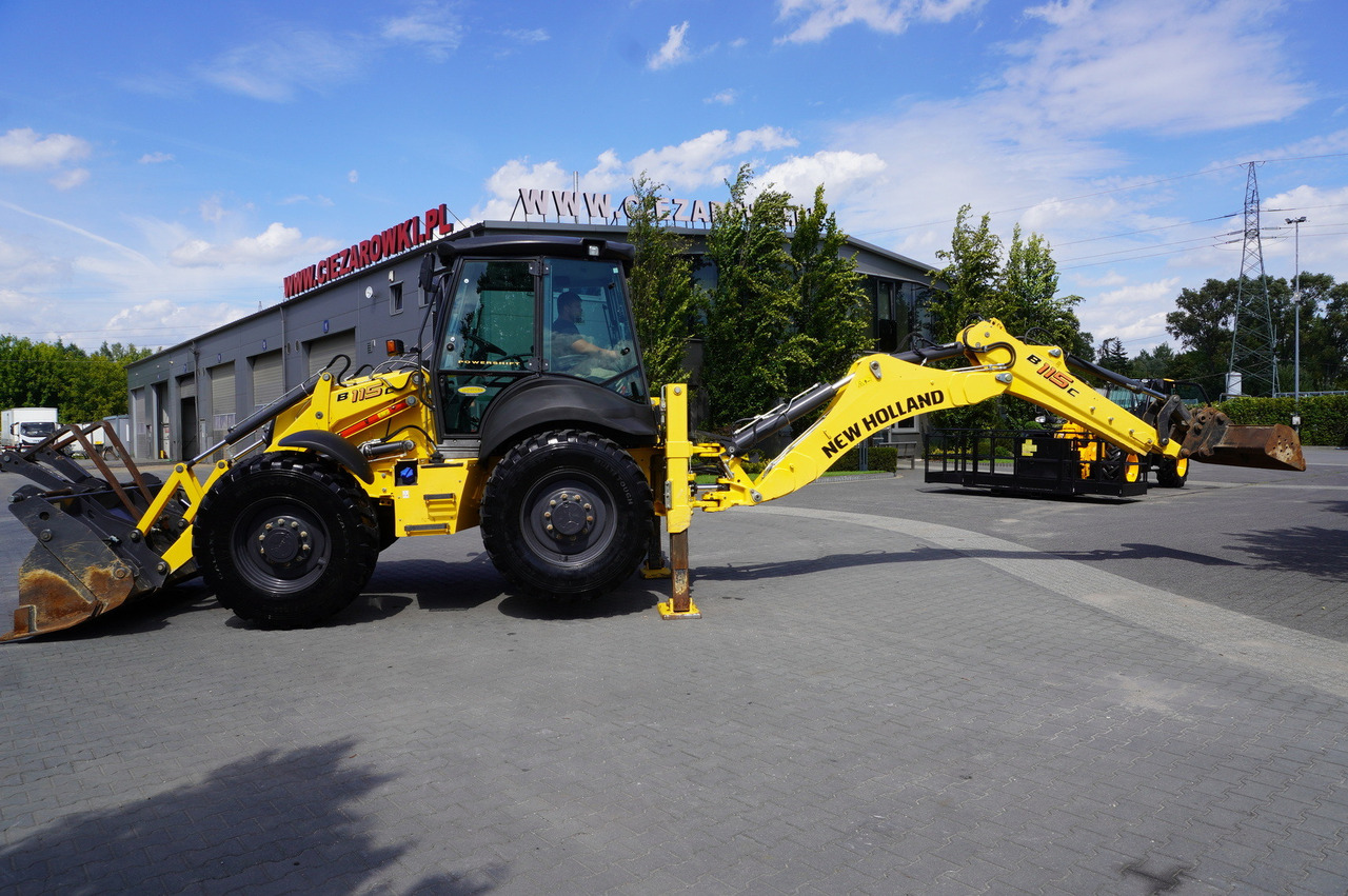 Ekskavators-iekrāvējs NEW HOLLAND B 115 C backhoe loader / 1000 MTH ! / 2021: foto 14