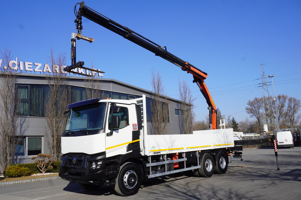 RENAULT C380 / 6x4 / HDS Palfinger PK 18002-EH 6000 kg - Kravas auto ar manipulatoru: foto 1 RENAULT C380 / 6x4 / HDS Palfinger PK 18002-EH 6000 kg - Kravas auto ar manipulatoru: foto 1