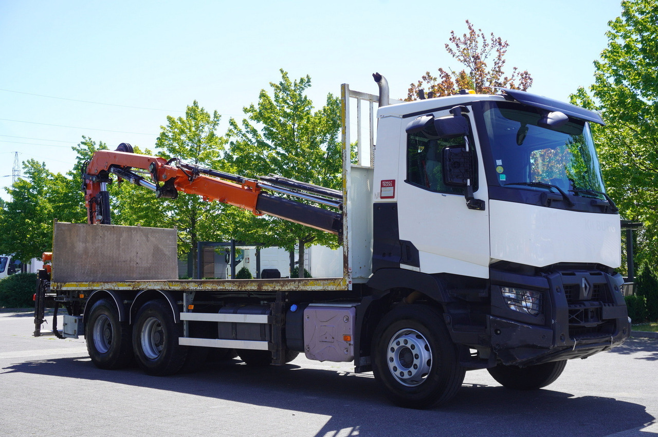 RENAULT C380 Comfort 6x4 / Atlas 6.1 T crane / range 12.3 m - Bortu kravas automašīna/ Platforma, Kravas auto ar manipulatoru: foto 5 RENAULT C380 Comfort 6x4 / Atlas 6.1 T crane / range 12.3 m - Bortu kravas automašīna/ Platforma, Kravas auto ar manipulatoru: foto 5