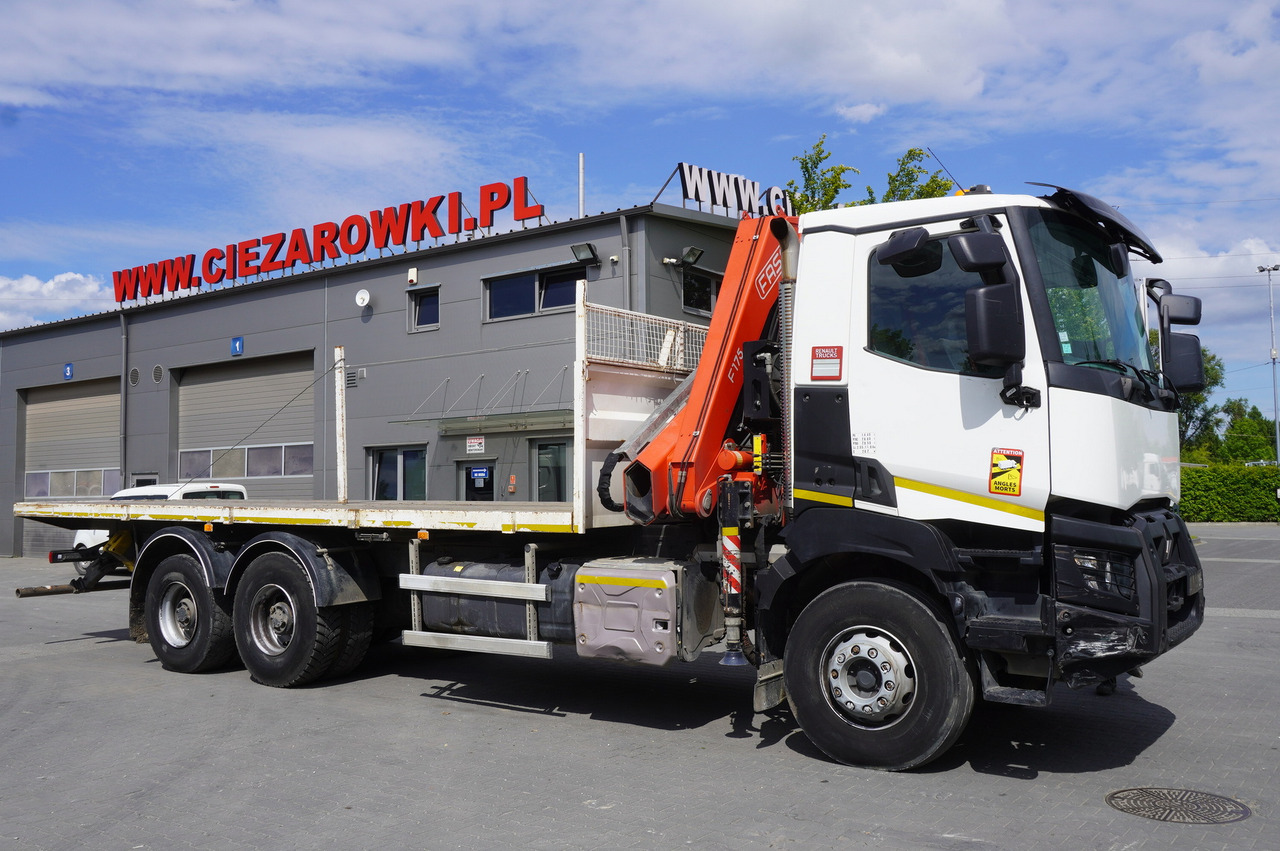 RENAULT K380 6x4 / FASSI F175 crane 7.85 t / 120 thousand km! - Kravas auto ar manipulatoru: foto 4 RENAULT K380 6x4 / FASSI F175 crane 7.85 t / 120 thousand km! - Kravas auto ar manipulatoru: foto 4