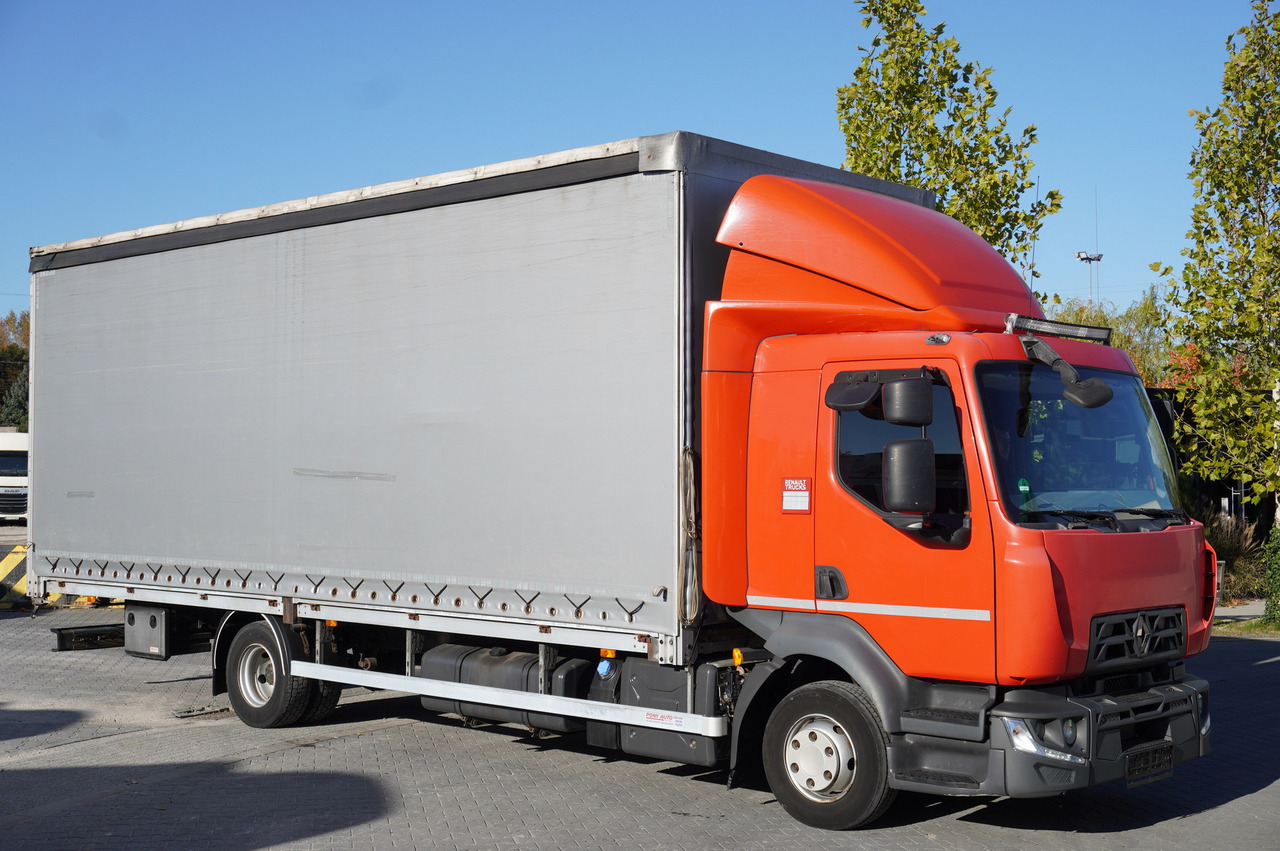 RENAULT Midlum 12.245 / dropside / sleeper / 18 pallets - Kravas automašīna ar tentu: foto 2 RENAULT Midlum 12.245 / dropside / sleeper / 18 pallets - Kravas automašīna ar tentu: foto 2