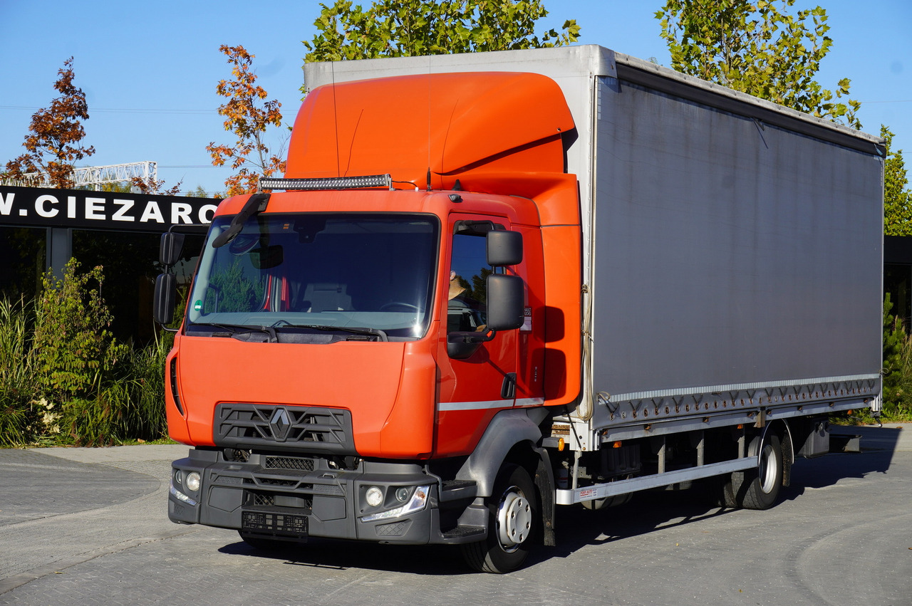 RENAULT Midlum 12.245 / dropside / sleeper / 18 pallets - Kravas automašīna ar tentu: foto 1 RENAULT Midlum 12.245 / dropside / sleeper / 18 pallets - Kravas automašīna ar tentu: foto 1