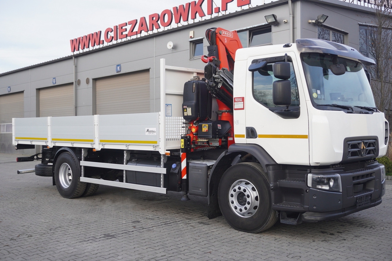 Renault C320 P4x2 E6 / Fassi 5.6 t / Range 8 m / Platform 15 EPAL - Bortu kravas automašīna/ Platforma, Kravas auto ar manipulatoru: foto 2 Renault C320 P4x2 E6 / Fassi 5.6 t / Range 8 m / Platform 15 EPAL - Bortu kravas automašīna/ Platforma, Kravas auto ar manipulatoru: foto 2