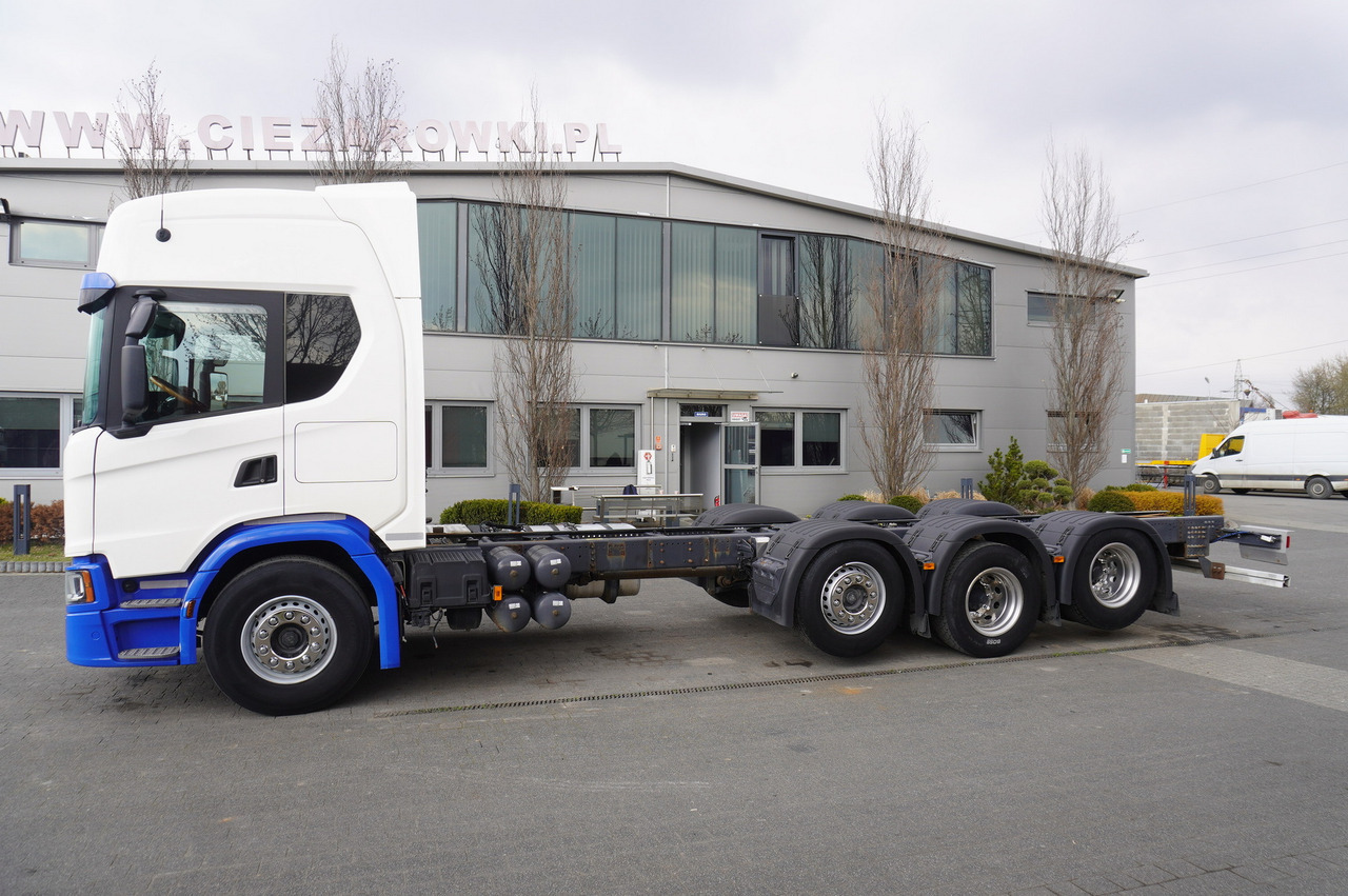SCANIA G500 8x2 / 2nd axis steered / Chassis 8.35 m / 2021 - Šasija kravas automašīna: foto 3 SCANIA G500 8x2 / 2nd axis steered / Chassis 8.35 m / 2021 - Šasija kravas automašīna: foto 3