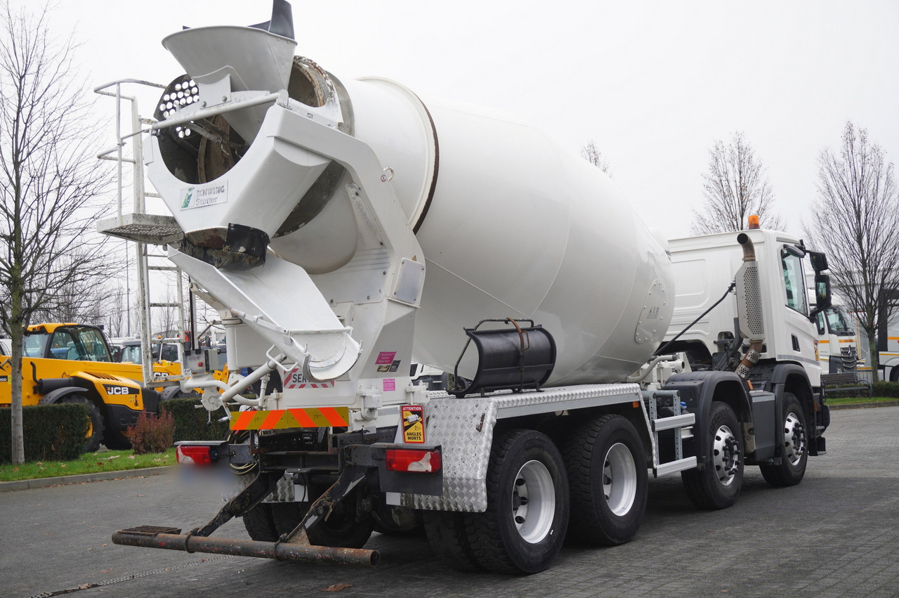 SCANIA P410 XT 8x4 / 80 tho. km!!! / SCHWING-STATTER AM 9 FHC 9 m3 concrete mixer - Betonvedējs: foto 3 SCANIA P410 XT 8x4 / 80 tho. km!!! / SCHWING-STATTER AM 9 FHC 9 m3 concrete mixer - Betonvedējs: foto 3