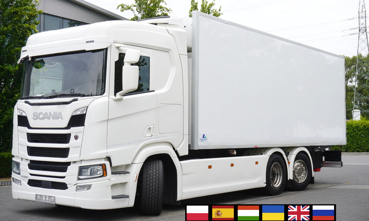 SCANIA R500 / Lecapitaine refrigerator / Carrier Supra 950 / steered 3rd axle - Kravas automašīna refrižerators: foto 1 SCANIA R500 / Lecapitaine refrigerator / Carrier Supra 950 / steered 3rd axle - Kravas automašīna refrižerators: foto 1