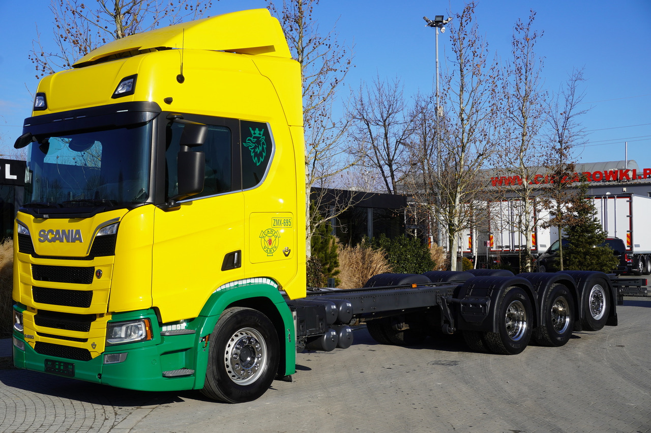 SCANIA R650 V8 8x4/4 E6 / 2020 / Frame 9.7 m - Šasija kravas automašīna: foto 1 SCANIA R650 V8 8x4/4 E6 / 2020 / Frame 9.7 m - Šasija kravas automašīna: foto 1