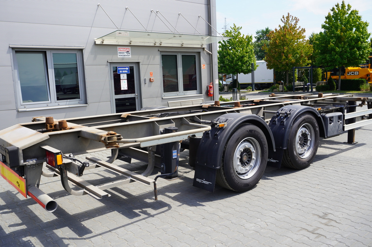 SPIER Trailer ZWL 290 BDF / 18 t - Piekabe šasija: foto 1 SPIER Trailer ZWL 290 BDF / 18 t - Piekabe šasija: foto 1