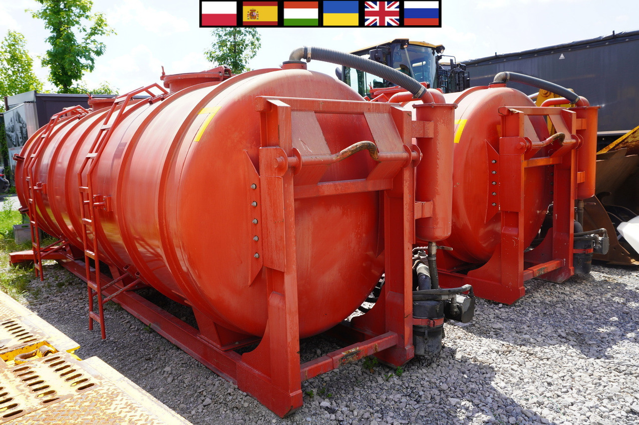 STAL UNUSED Septic barrel / 13000 l - Būvgružu konteineru/ Pacēlāji ar āķi sistēma: foto 1 STAL UNUSED Septic barrel / 13000 l - Būvgružu konteineru/ Pacēlāji ar āķi sistēma: foto 1