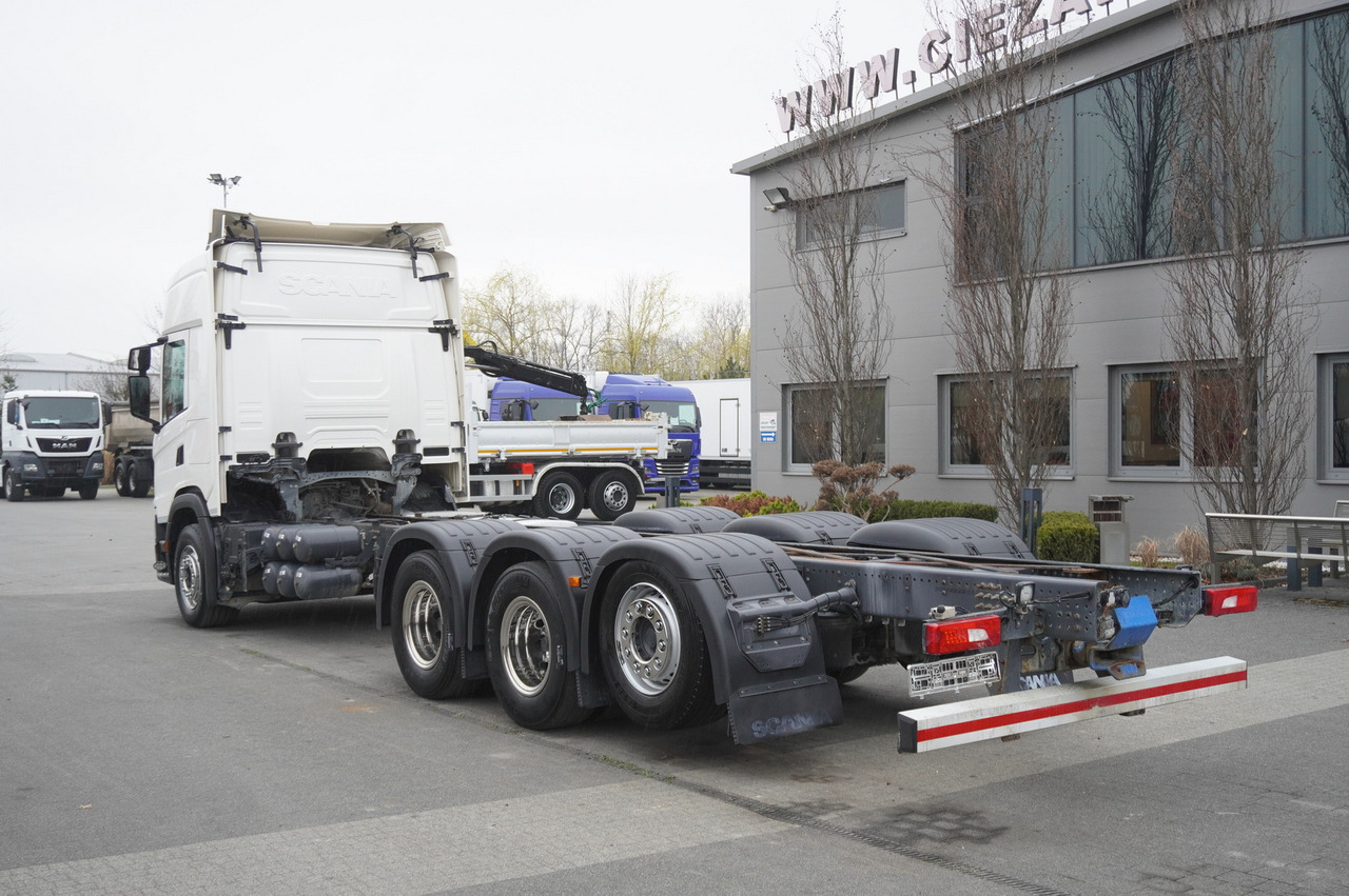 Scania G540 8x4 / Chassis 8.7 m / Steered axle / 2021 - Kravas auto ar manipulatoru: foto 4 Scania G540 8x4 / Chassis 8.7 m / Steered axle / 2021 - Kravas auto ar manipulatoru: foto 4