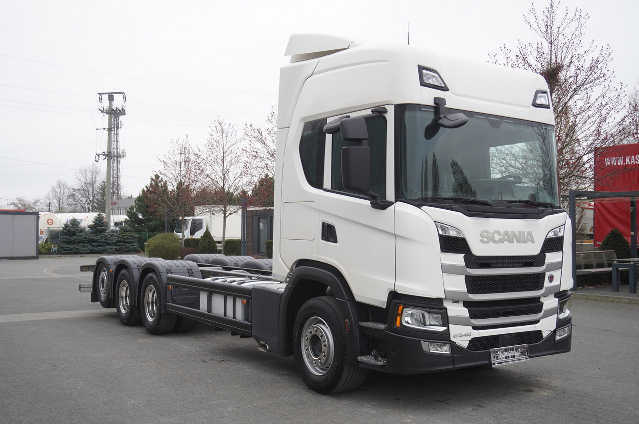 Scania G540 8x4 / Chassis 8.7 m / Steered axle / 2021 - Kravas auto ar manipulatoru: foto 1 Scania G540 8x4 / Chassis 8.7 m / Steered axle / 2021 - Kravas auto ar manipulatoru: foto 1
