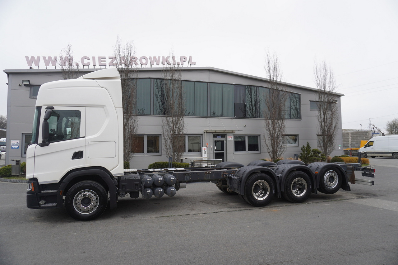 Scania G540 8x4 / Chassis 8.7 m / Steered axle / 2021 - Kravas auto ar manipulatoru: foto 3 Scania G540 8x4 / Chassis 8.7 m / Steered axle / 2021 - Kravas auto ar manipulatoru: foto 3