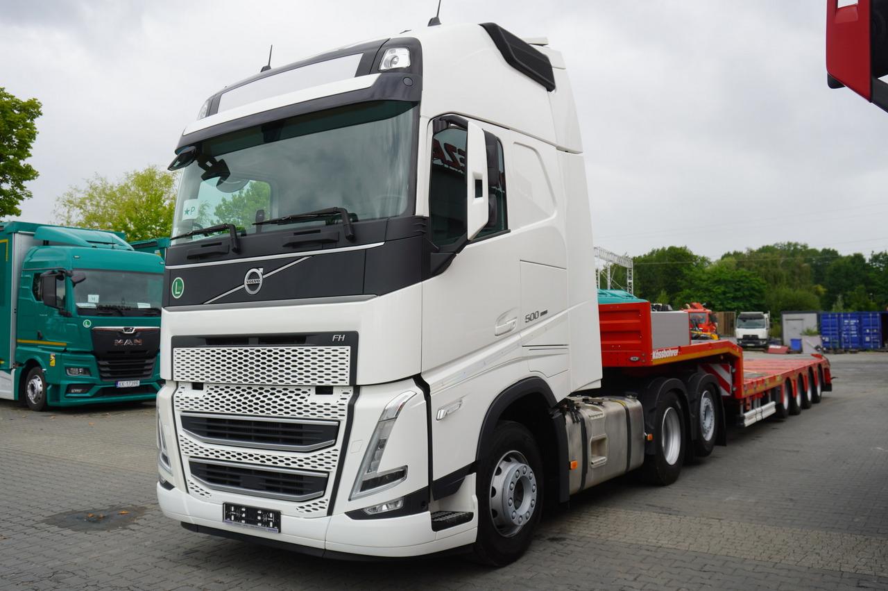VOLVO FH 500 6 × 2 Globetrotter XL / 2023 / 114 thousand km / Brand-new low-loader Kässbohrer LB3E semi-trailer - Autovedējs: foto 5 VOLVO FH 500 6 × 2 Globetrotter XL / 2023 / 114 thousand km / Brand-new low-loader Kässbohrer LB3E semi-trailer - Autovedējs: foto 5
