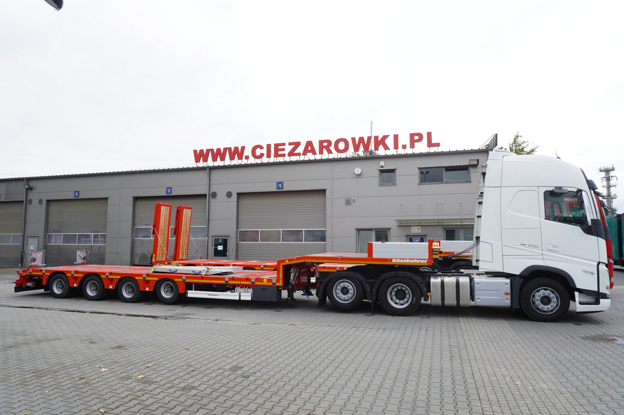 VOLVO FH 500 6 × 2 Globetrotter XL / 2023 / 114 thousand km / Brand-new low-loader Kässbohrer LB3E semi-trailer - Autovedējs: foto 2 VOLVO FH 500 6 × 2 Globetrotter XL / 2023 / 114 thousand km / Brand-new low-loader Kässbohrer LB3E semi-trailer - Autovedējs: foto 2
