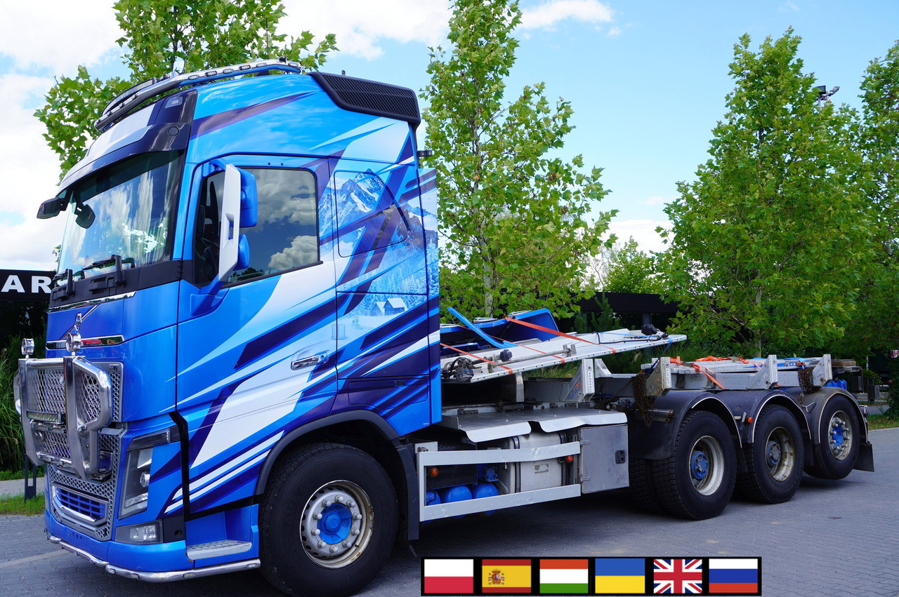 VOLVO FH16 750 8x4 / ALUCAR stanchion superstructure / 7.6 m chassis / Steered axle - Šasija kravas automašīna: foto 1 VOLVO FH16 750 8x4 / ALUCAR stanchion superstructure / 7.6 m chassis / Steered axle - Šasija kravas automašīna: foto 1
