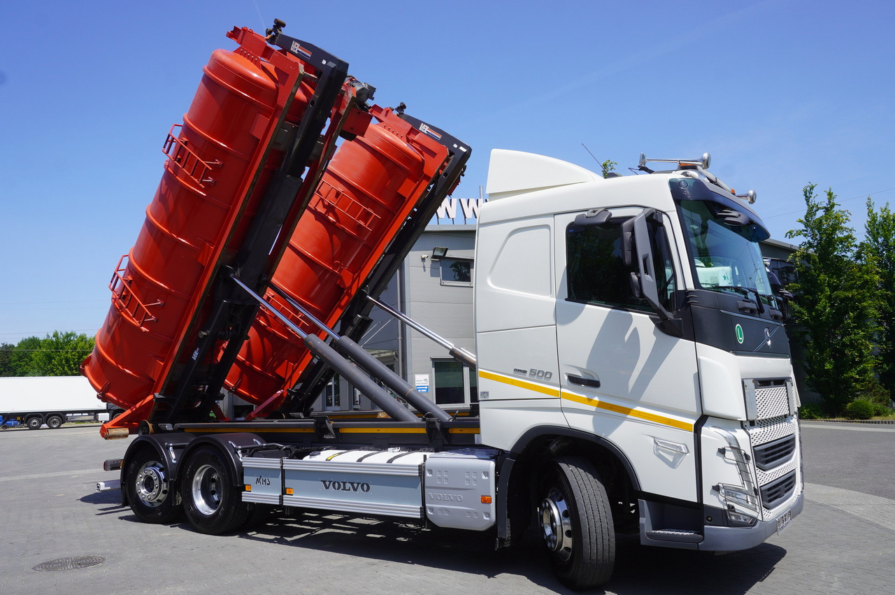 VOLVO Volvo FH 500 / Septic barrel 13000 l / Hook lift 21 t / 2022 / 3rd axle steered / 2 units - Šķidrmēslu muca: foto 4 VOLVO Volvo FH 500 / Septic barrel 13000 l / Hook lift 21 t / 2022 / 3rd axle steered / 2 units - Šķidrmēslu muca: foto 4